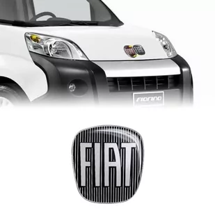 Fiat 14188C Naklejka 3D Zamiennik Logo Czarny na Forint - Akcesoria motoryzacyjne - miniaturka - grafika 1