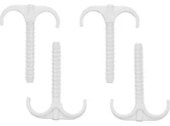 Akcesoria hydrauliczne - HAKI MONTAŻOWE BIS, INSTALATORSKIE PODWÓJNE Z KOŁKIEM SZYBKIEGO MONTAŻU DO RUR 15-28MM 4SZT. - miniaturka - grafika 1