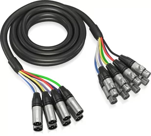 ‌Behringer GMX-300 - Kabel 8 x XLR F - 8 x XLR M 3m ♦ 30 DNI NA ZWROT ♦ GWARANCJA DOOR-TO-DOOR ♦ SZYBKA WYSYŁKA - Inne akcesoria muzyczne - miniaturka - grafika 1