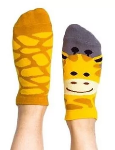 Zabawne Stopki Z Żyrafą - Gigi Giraffe Kids - 23-26 - Skarpetki dla dzieci - miniaturka - grafika 1