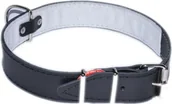 Obroże dla psów - Dino Obroża skórzana Dino 40mm/67cm Czarny - miniaturka - grafika 1