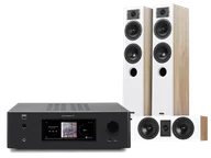 Kino domowe - NAD T758 V3i (czarny) + Diva 5 (dąb) + Diva 7 (dąb) - miniaturka - grafika 1