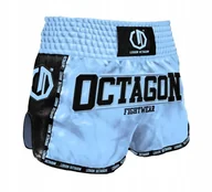 Kimona, stroje i obuwie - Octagon Spodenki Muay Thai Legion Future Premium Błękitne M - miniaturka - grafika 1