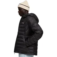 Kurtki męskie - Kurtka męska Puma Packlite Hooded Down czarna 685221 01 - miniaturka - grafika 1