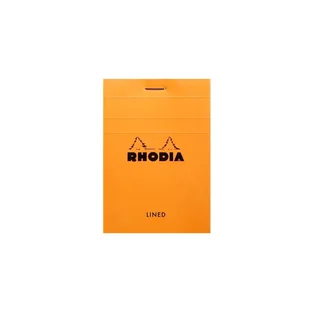 Blok Rhodia N°11 7,4x10,5 cm, linie, pomarańczowy - Notesy i bloczki - miniaturka - grafika 1