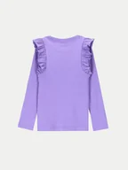 Bluzki damskie - Coccodrillo Bluzka ZC4143101AGK Czarny Slim Fit - miniaturka - grafika 1