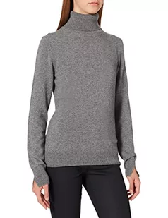 Sisley Damski sweter Turtle Neck 102HM2174, fioletowy 1Y1, XL - Swetry damskie - miniaturka - grafika 1