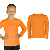 Bluzki damskie - POMARA��CZOWA BLUZKA DZIECI��CA DLA CH��OPCA DZIEWCZYNKI D��IUGI R��KAW BAWE��NIANA DZIE�� DYNI HALLOWEEN 104 - miniaturka - grafika 1