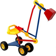 Zabawki do piasku - Koparka Dla Dzieci Do Piaskownicy Obrotowa Metal - miniaturka - grafika 1