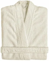 Graccioza Szlafrok Bee Waffle Kimono Natural - Szlafroki damskie - miniaturka - grafika 1