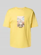 Koszulki męskie - T-shirt o kroju regular fit z mieszanki bawełny i wiskozy - miniaturka - grafika 1