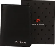 Portfele - Pierre Cardin Oryginalny Czarny Portfel Skórzany Duży Męski RFID Secure - miniaturka - grafika 1