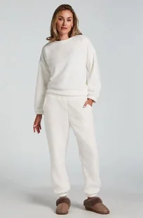 Hunkemöller Polarowe spodnie Snuggle Biały - Bielizna nocna - miniaturka - grafika 1
