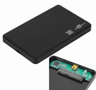 Obudowy i kieszenie na dyski twarde - Obudowa dysku 2,5" Usb 3.0 Sata Uasp Czarna - miniaturka - grafika 1