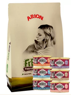 ARION Fresh Adult Cat 12kg+ Voskes karma mokra 85gx6szt GRATIS!!! - Sucha karma dla kotów - miniaturka - grafika 1