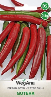 Papryka ostra w typie chilli Gutera nasiona 0,5g nasiona - WegAna - Nasiona i cebule - miniaturka - grafika 1
