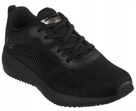 Sneakersy męskie - Skechers Buty Męskie Sportowe sneakersy Skechers Squad czarne 44 Eu - miniaturka - grafika 1