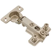 Zawiasy, okucia i inne akcesoria - Zawias meblowy puszkowy 26 prosty drzwiowy nakładany 1 szt. + prowadnik - miniaturka - grafika 1