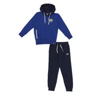 Odzież sportowa dziecięca - Podstawowy dres dziecięcy z kapturem i zamkiem błyskawicznym na całej długości - miniaturka - grafika 1