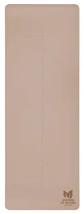 Antypoślizgowa mata do jogi PU JASPER BEIGE 4 mm - Maty do jogi - miniaturka - grafika 1