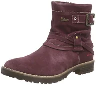 Kozaki damskie - s.Oliver 46425 dziewczęce kozaki z krótką cholewką, czerwony - Rot Bordeaux 549-35 EU - miniaturka - grafika 1
