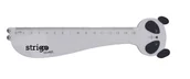 Linijki, ekierki - Linijka plastikowa szkolna 15 cm Strigo Panda - miniaturka - grafika 1