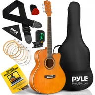 Instrumenty muzyczne dla dzieci - GITARA AKUSTYCZNA 3/4 DLA POCZĄTKUJĄCYCH DLA DZIECI MŁODZIEŻY PIĘKNA ZESTAW - miniaturka - grafika 1