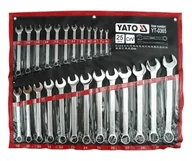 Klucze i nasadki - Yato Klucze płasko - oczkowy 6-32mm kpl25sztuk CrV satyna etui YT-0365 - miniaturka - grafika 1
