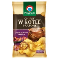 Chipsy - Przysnacki Chipsy w kotle prażone o smaku karmelizowana cebula 125 g - miniaturka - grafika 1