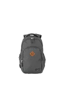 Torby na laptopy - Travelite Plecak bagaż podręczny z kieszenią na laptopa do 13 cali, seria Basics Daypack Melange: modny mały plecak o wyglądzie melanżu, 41 cm, 13 litrów, antracytowy, 41, Klasyczny - miniaturka - grafika 1