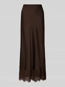 Spódnice - Długa spódnica z obszyciem koronką model ‘ELLETTE’ - miniaturka - grafika 1