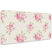 Podkładki na biurko - Ochronna mata na biurko Angielskie róże 100x50 cm, Dywanomat - miniaturka - grafika 1