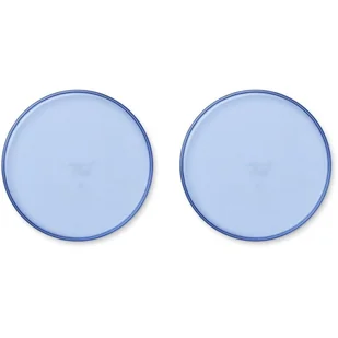 Liewood - Minimalistyczne Talerzyki Uma 2-Pak - Surf Blue - Miseczki i talerzyki dla dzieci - miniaturka - grafika 1