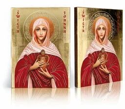 Ikona religijna Święta Joanna - Ikony i obrazy sakralne - miniaturka - grafika 1