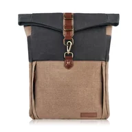 Plecaki - Męski plecak miejski ze skóry wegańskiej paolo peruzzi e-06-mc - miniaturka - grafika 1