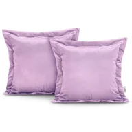 Poszewki na poduszki - AmeliaHome poszewka dekoracyjna VELVET różowa 2szt. 45X45 cm. - miniaturka - grafika 1
