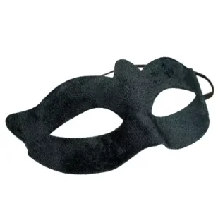 Maska wenecka aksamitna - Dodatki do strojów karnawałowych - miniaturka - grafika 1