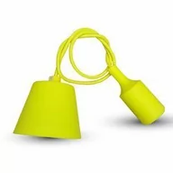 Lampy sufitowe - V-TAC V-TAC lampa wisząca silikonowa VT-7228 E27 żółta SKU 3485 - miniaturka - grafika 1