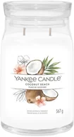 Świece - Yankee Candle Signature Coconut Beach Świeca Duża 567g - miniaturka - grafika 1