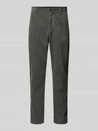 Spodnie męskie - Spodnie sztruksowe o kroju relaxed fit z czystej bawełny model ‘BELSBO JOGGER’ - miniaturka - grafika 1