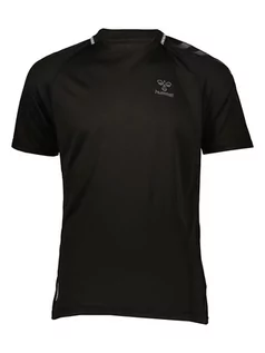 Koszulki sportowe męskie - Hummel Koszulka sportowa "Ongrid" w kolorze czarnym - grafika 1