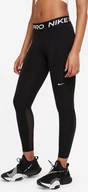 Spodnie sportowe damskie - Nike Nike Pro Leggings CZ9779-010 Czarne S - miniaturka - grafika 1