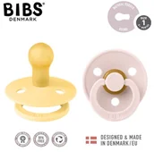 Smoczki uspokajające - BIBS COLOUR 2-PACK PALE BUTTER & PETAL S Smoczek Uspokajający kauczuk Hevea - miniaturka - grafika 1