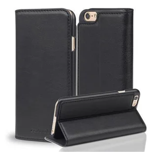 Cadorabo Apple iPhone 6/6S Etui firmy cadorabo  pokrowiec osłona z przegródką na niewidzialnym zapięcie na magnes, funkcja stojaka i-Case Cover osłona etui torebka z klapką Book Style, Apple iPhone 6 / 6 S DE-108524 - Etui i futerały do telefonów - miniaturka - grafika 1