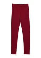 Legginsy - s.Oliver Junior Girl's legginsy z polaru, czerwone, 176 - miniaturka - grafika 1