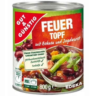 Pikantna Zupa Fasolowa z Niemiec 800g - Zupy w płynie - miniaturka - grafika 1