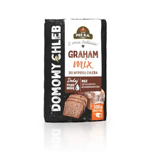 Pzz Mieszanka do wypieku chleba Graham Mix 500 g - Ciasta i półprodukty do ciast - miniaturka - grafika 1