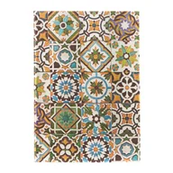 Pozostałe książki - Porto (Portuguese Tiles) Midi Unlined Hardback Journal (Elastic Band Closure) - miniaturka - grafika 1