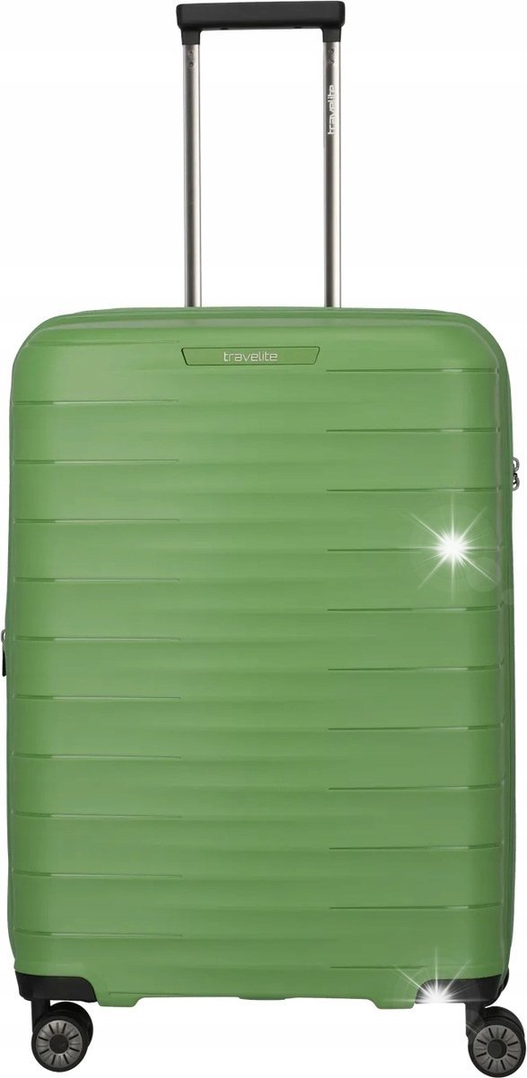 Walizka średnia Travelite Mooby 66 cm zielona