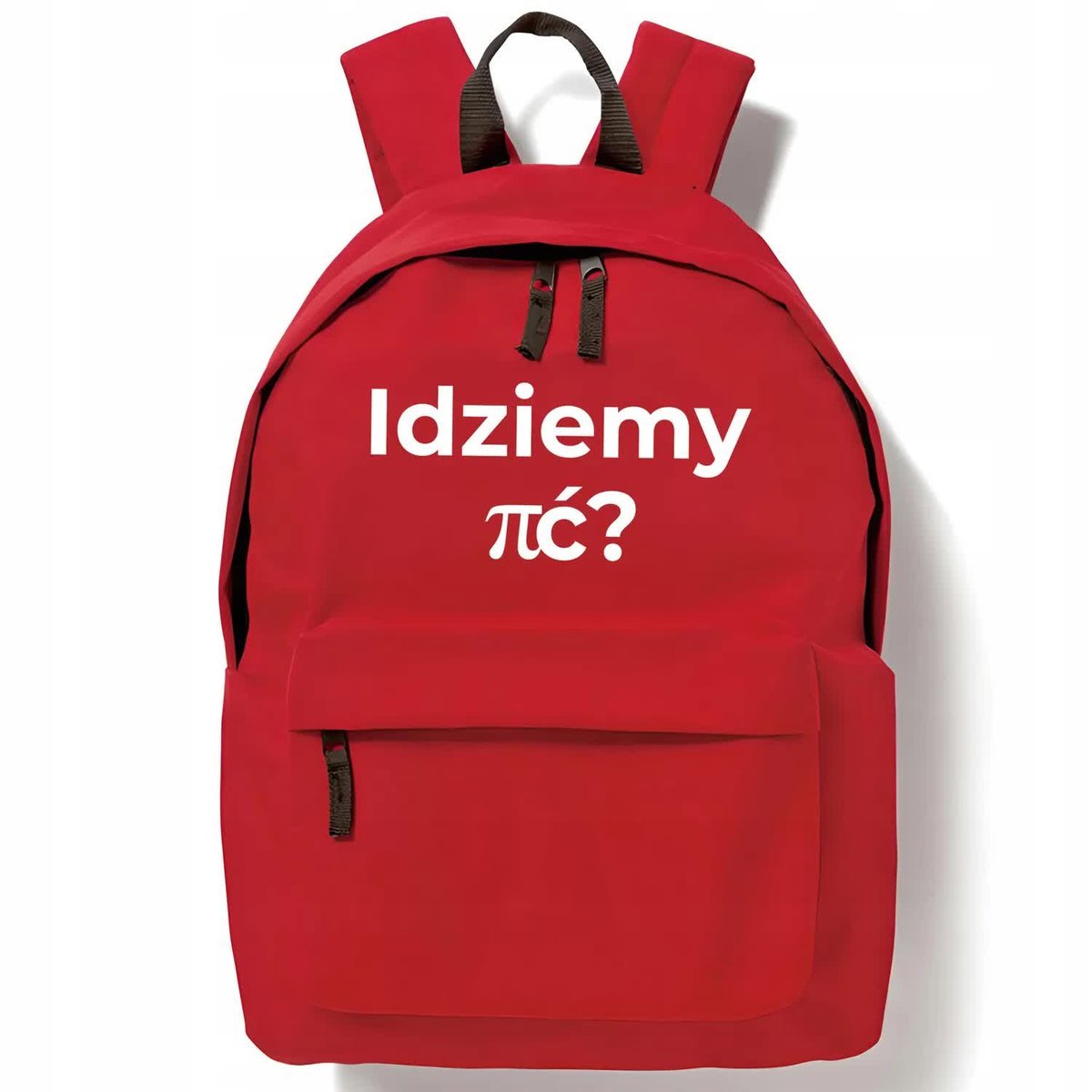 Plecak Szkolny Czerwony IDZIEMY PIĆ? Do Szkoły Zabawne Młodzieżowe Wzory